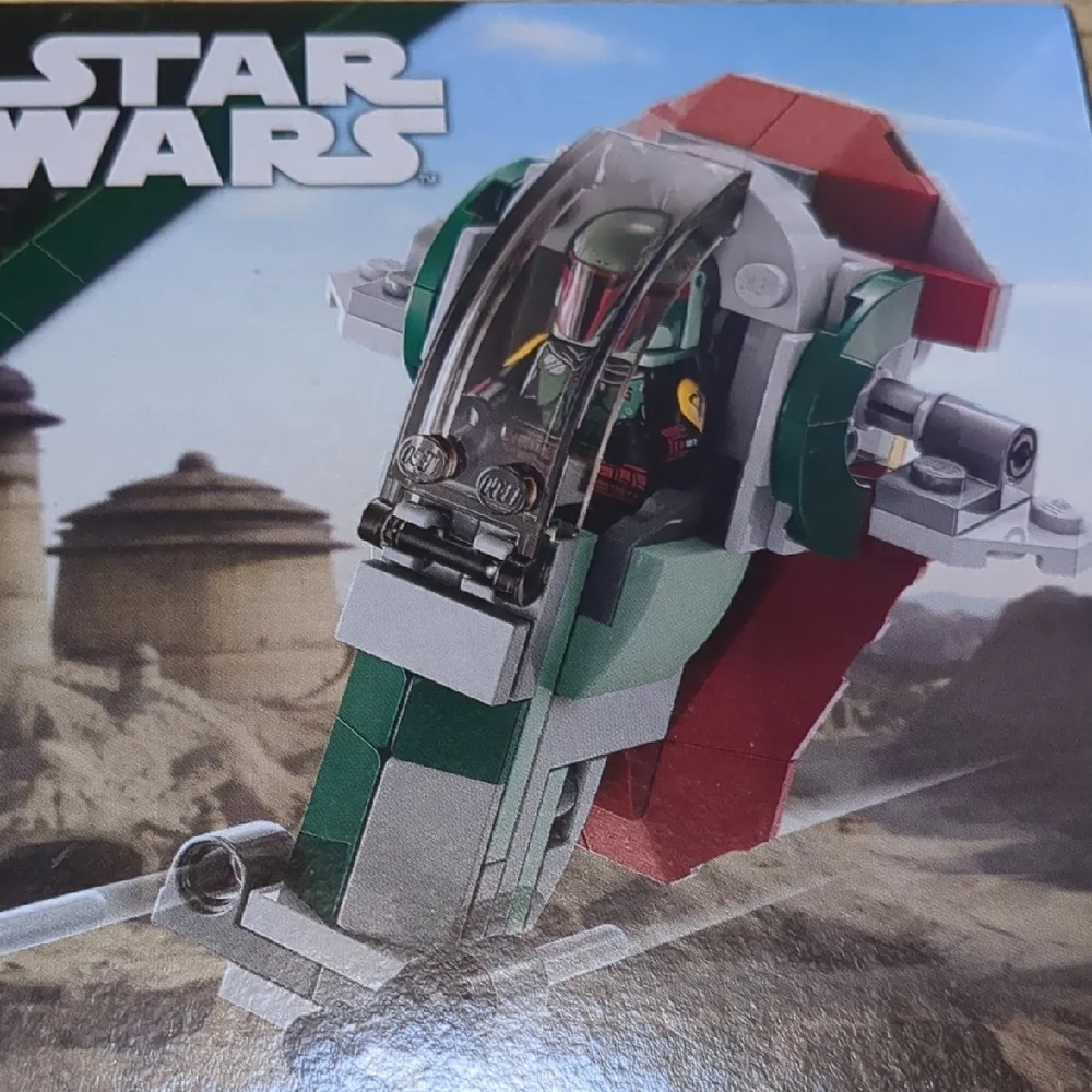 NWT LEGO 75344 Star Wars Boba Fett's Starship Microfighter Gray - Picture 3 of 7